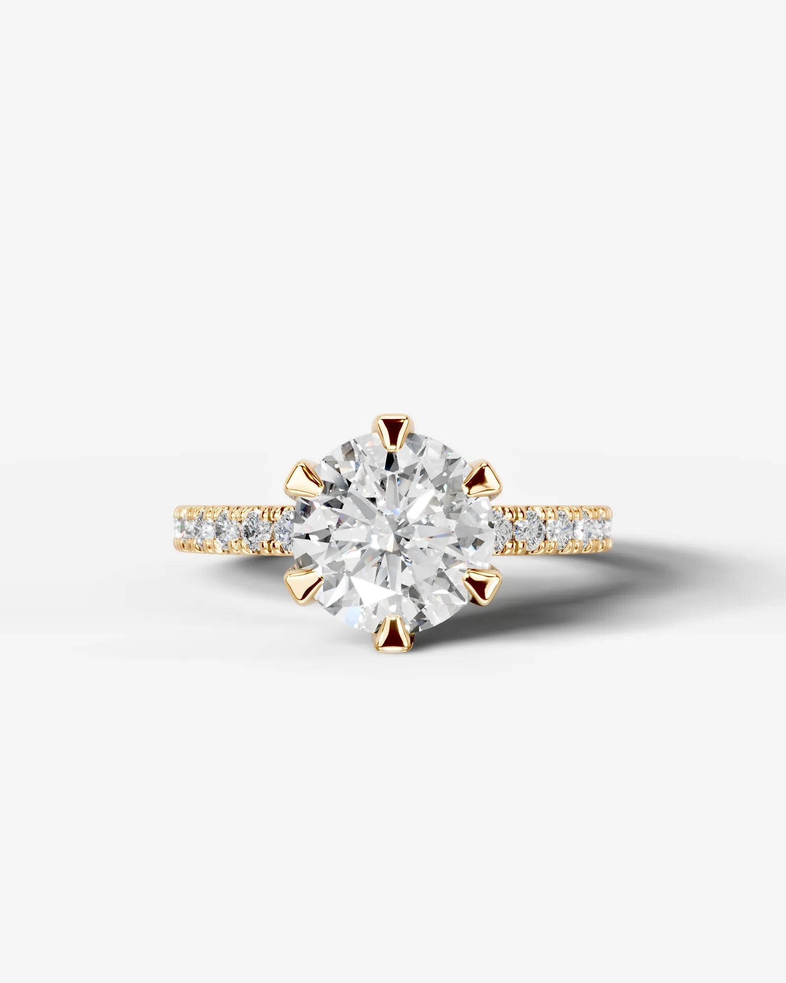 Marquise Solitaire With Tulip Prongs Lab Grown Diamond Engagement Ring